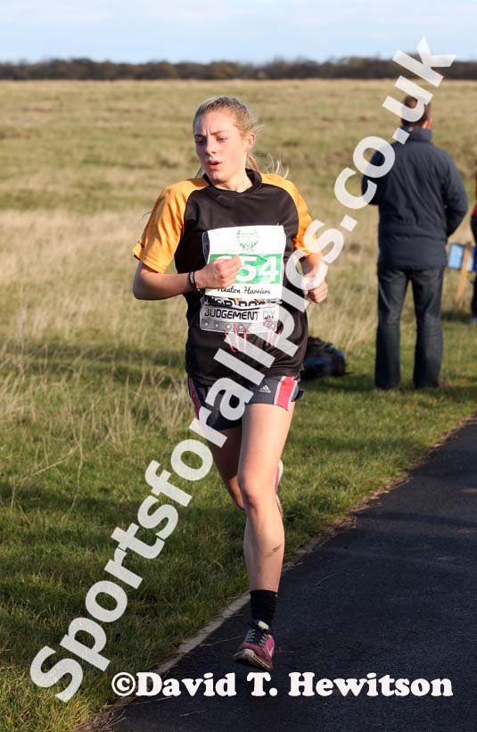 Chloe Price (Durhamm City) finshed 2nd in the Heaton Memorial Road Race, Newcastle Town Moor. Photo: David T. Hewitson/Sports for All Pics